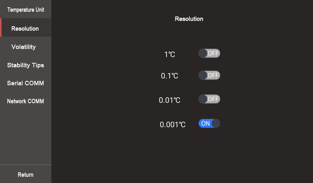 Precision Refrigeration Calibration Baths PC Operation Method